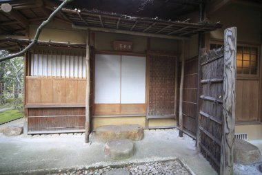 old traditional japanese house in the village 