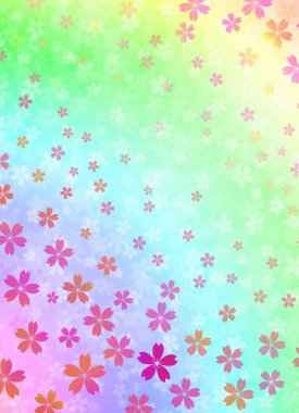 çiçek desenli arkaplan görünümü  