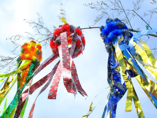 Tanabata Festival Decorations Tanabata Star Festival Came China Japan — Stock Photo, Image