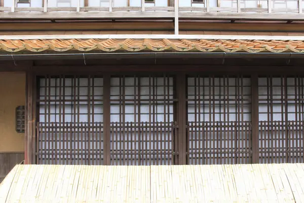 Традиційна Японська Архітектура Селі Оморі Гінзан Івамі Гінзан Срібна Шахта — стокове фото