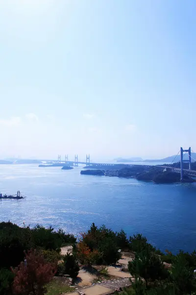 Great Seto Bridge Seto Ohashi Bridge — Stock Photo, Image