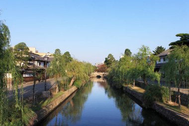 beautiful view of the river in city of the park