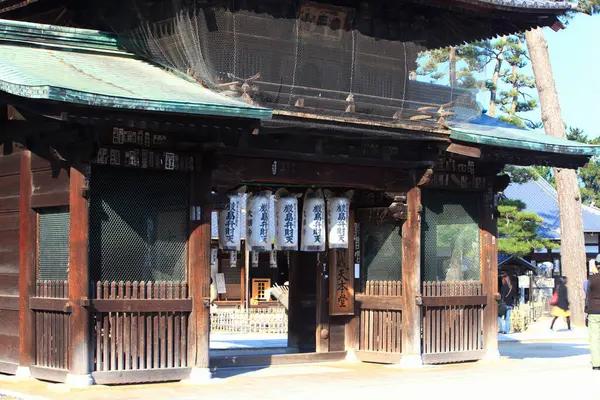 Historiska Itsukushima Helgedom Och Folk Hiroshima Prefektur Japan — Stockfoto