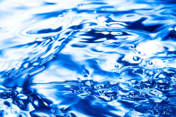 Blaue Wasseroberfläche Hintergrund Mit Wellen — Stockfoto