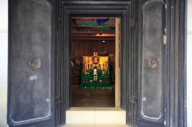 Geleneksel Japon tapınağı manzarası, Japonya, Asya