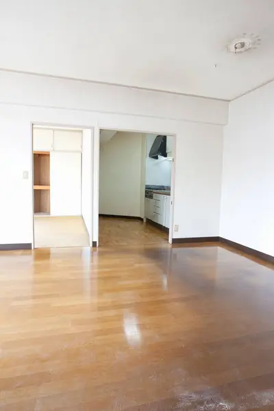 Apartamento Vazio Design Interiores Estilo Japonês — Fotografia de Stock