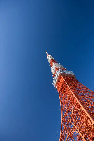Tokyo Sky Tower Blå Himmel Bakgrund — Stockfoto