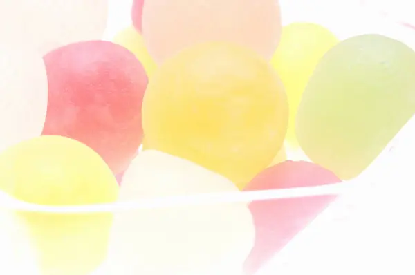 Buntes Eis Mit Vielen Früchten — Stockfoto