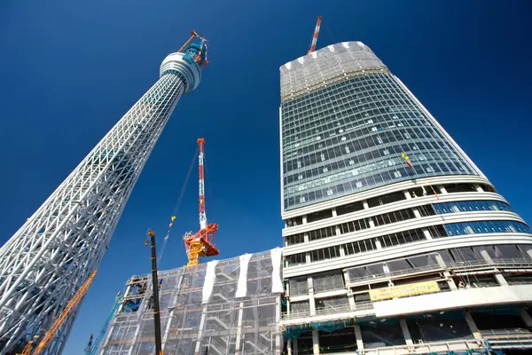 Tokyo Sky Tree Construction — Stock Photo, Image