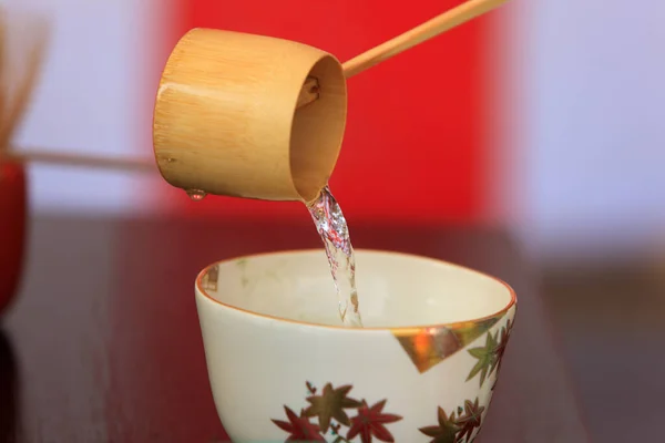 Conceito Cerimônia Chá Livre Japão — Fotografia de Stock