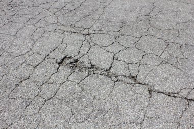kırık asfalt yol doku arka plan
