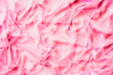 Soyut pembe kumaş kumaş arka plan, dalga kumaşının lüks dokusu