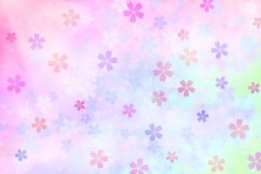 çiçek desenli arkaplan görünümü  