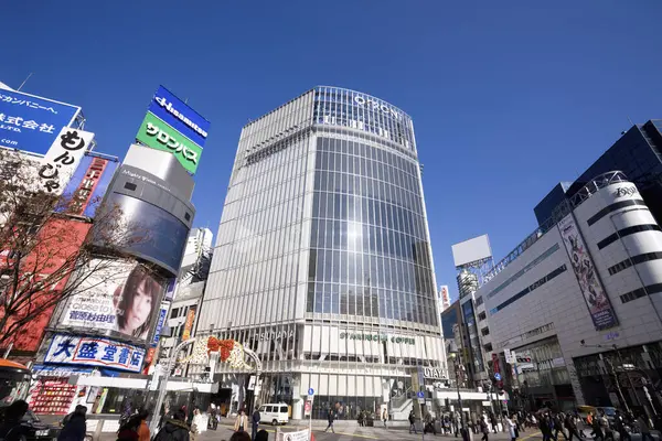 現代都市渋谷建築の背景 — ストック写真
