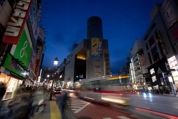 Městské Pozadí Krásný Výhled Město Soumraku Japonsko — Stock fotografie