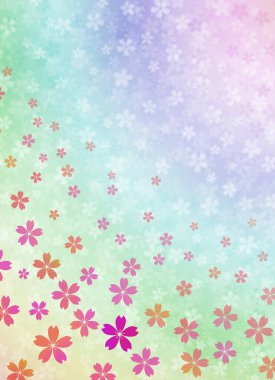 çiçek desenli arkaplan görünümü  