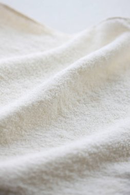 kumaş doku arka plan beyaz, yakın çekim