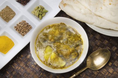 Geleneksel Asya dich yakın çekim görüntüsü