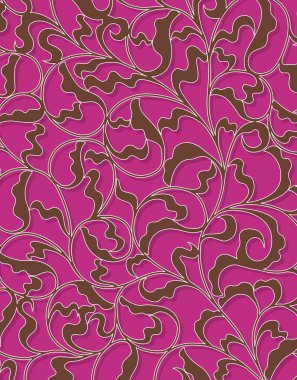 Tekstil ve duvar kağıtları için kusursuz çiçek deseni