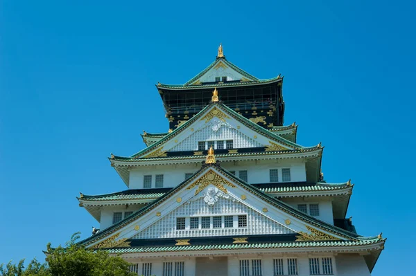 Torre Principal Del Castillo Osaka Ciudad Osaka Japón — Foto de Stock