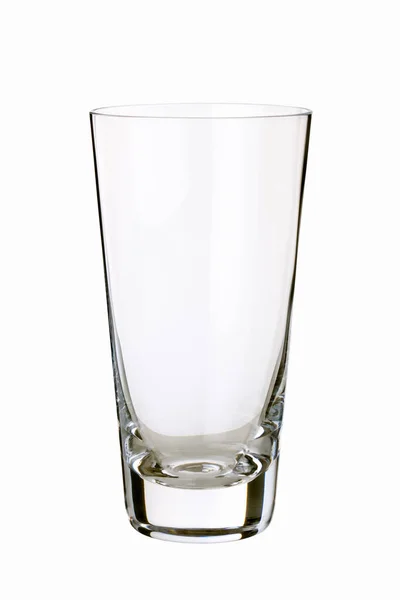 Empty Clean Glass White Background — Stock Photo, Image