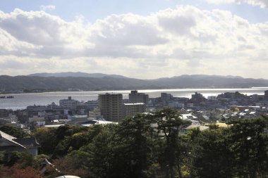 Osaka şehri manzarası, Japonya