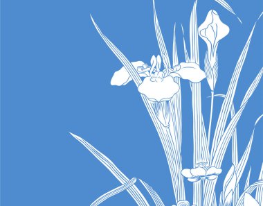 Çiçeklerle kusursuz desen