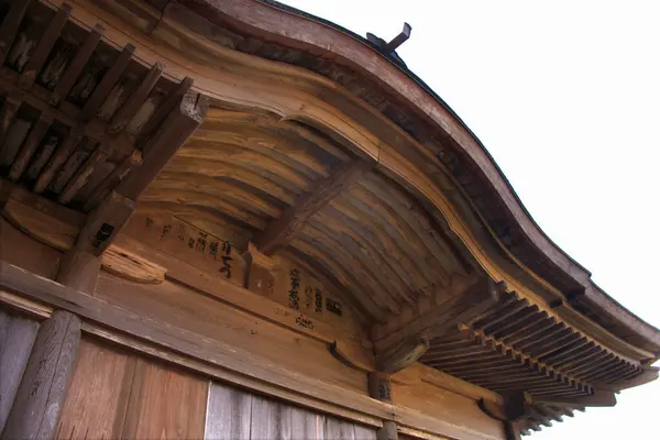 Мальовничий Знімок Красивої Старовинної Японської Святині — стокове фото