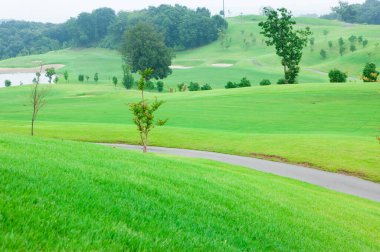 Kırsalda golf sahası