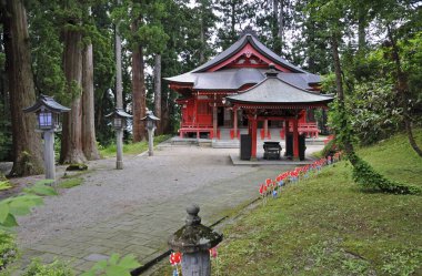 Geleneksel Asyalı mimari detay görünümü