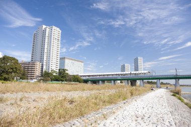 Kentsel zemin, modern şehir manzarası 