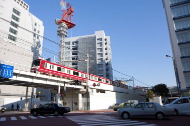 Kentsel zemin, modern şehir manzarası 