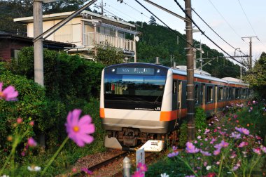 Şehirdeki tren istasyonu.