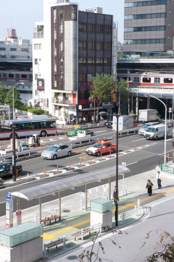 Şehir mimarisi arka plan görüntüsü 