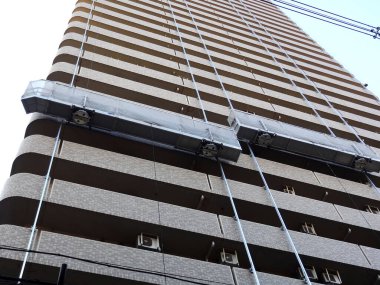 Büyük ofis binası, şehir mimarisi.