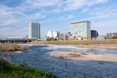 Kentsel zemin, modern şehir manzarası 