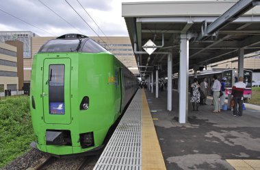 Şehirdeki tren istasyonu.