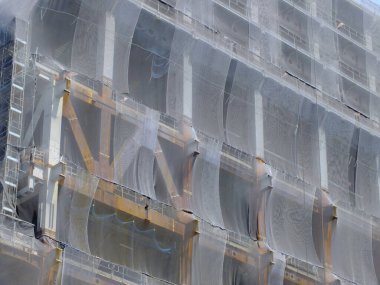 Yeni konut inşaatı manzarası 