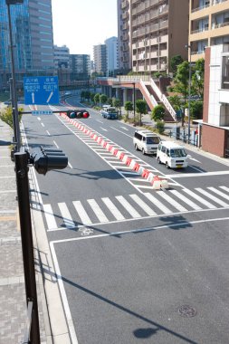 Kentsel zemin, modern şehir manzarası 