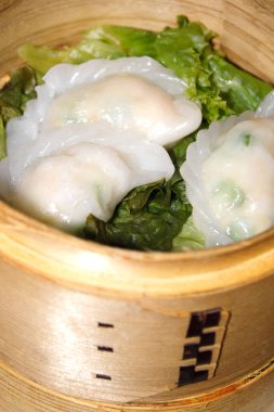 Çin mutfağı. Buharda pişmiş börek.