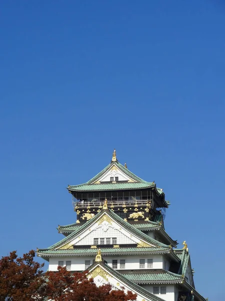 Szenische Aufnahme Des Osaka Castle Main Tower Japan — Stockfoto