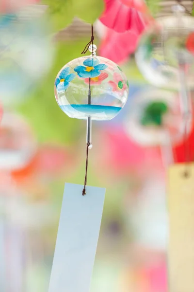 Colorful Japanese Wind Chimes Summer — Stock Photo, Image