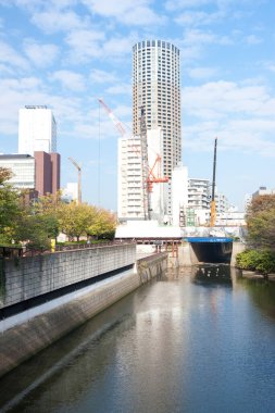 Şehir mimarisi arka plan görüntüsü 