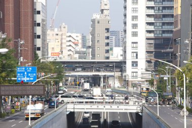 Şehir mimarisi arka plan görüntüsü 