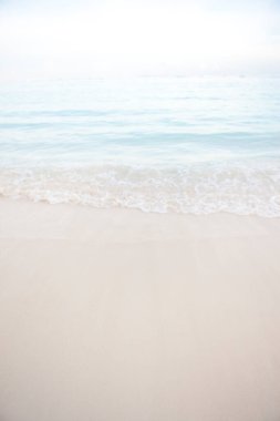 Güzel beyaz kumlu plaj