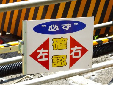 Üzerinde Çince işaretler bulunan yazı panosunun görünümü