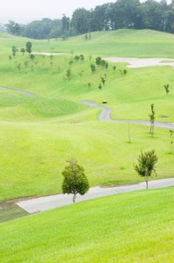 Kırsalda golf sahası