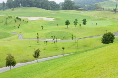 Kırsalda golf sahası