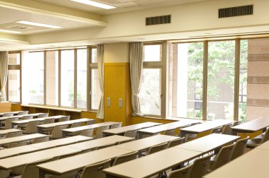 İç modern okul sınıf