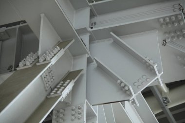 çelik köprü detayı, endüstriyel mühendislik       